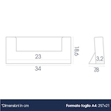 thumbnail of Danieli Store | Expositor A4 horizontal portafolletos en metacrilato | Expositor para folletos de mesa | Expositor para volantes  y tarjetas (3 Uds.)
