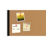 thumbnail of ALLboards Tableau en liège 100×40 cm cadre en bois laqué NOIR