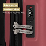 thumbnail of 3tlg. Hartschalenkofferset mit Schloss KENDO ABS Material, Hartschalenkoffer mit Rollen Trolley Koffer Reisekoffer Reisekofferset Gepäck, Rot