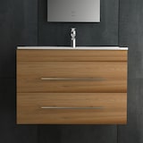 thumbnail of Alpenberger Waschtisch mit Unterschrank | Badmöbel Set Keramik Waschbecken | Waschbeckenunterschrank Vormontiert | Waschplatz mit SoftClose Schubladen