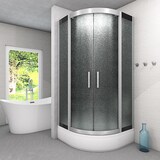 thumbnail of Dampfdusche Duschkabine Sauna Dusche D58-63M3 100x100 cm ohne 2K Scheiben Versiegelung
