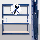 thumbnail of Scaffale Zincato Professionale 160x60x180 blu