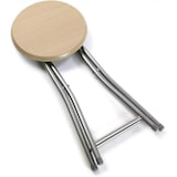 thumbnail of 2X bancos dobráveis de metal com madeira