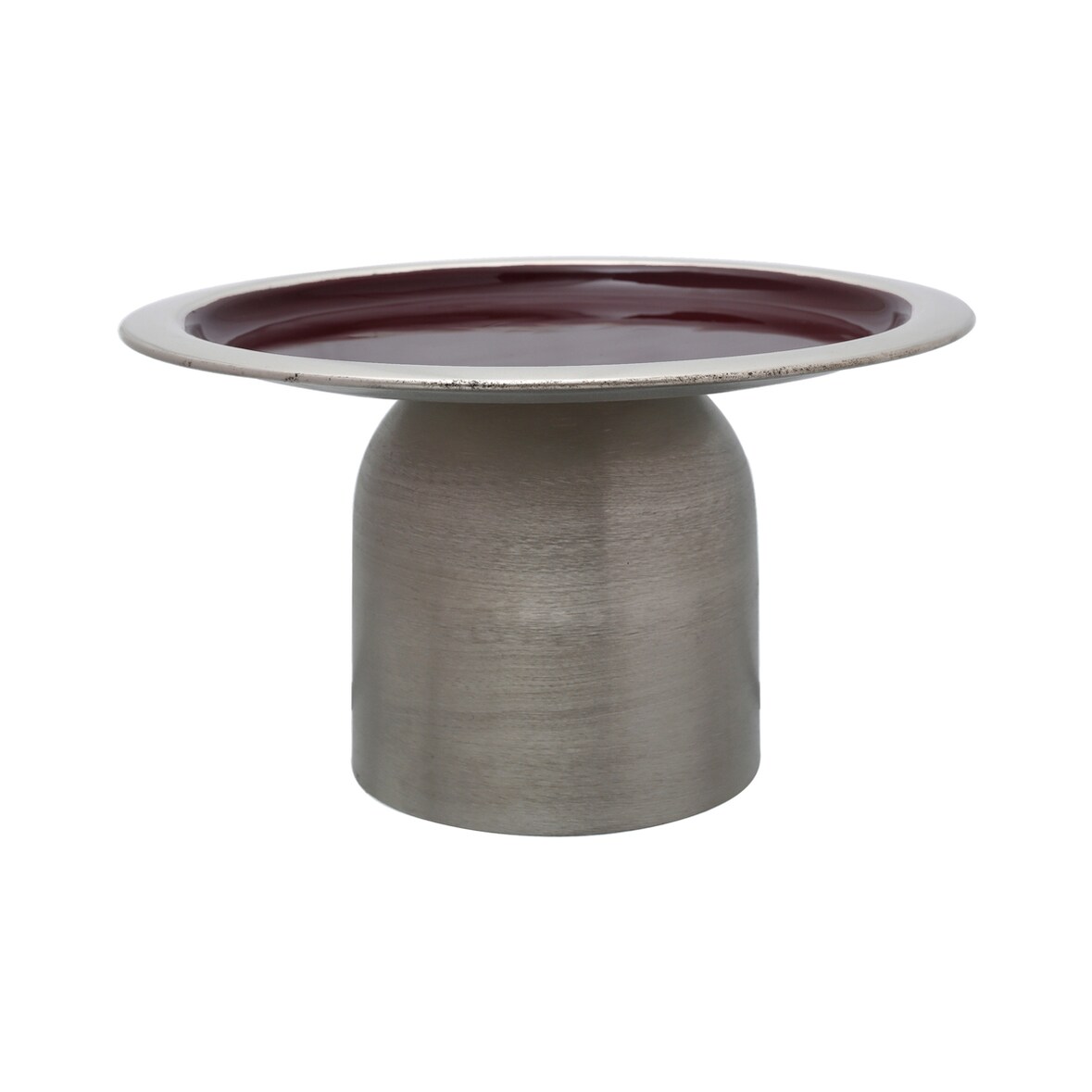 Kuchenplatte Esmeralda Deco 200 Silber / Pflaume