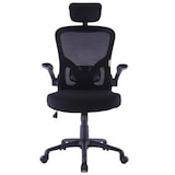 thumbnail of ZIK Sedia da Ufficio Poltrona Ergonomica Girevole con Supporto Lombare, Braccioli e Poggiatesta  -Nero