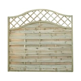 thumbnail of Pannello barriera ad arco grigliato 180x180 cm frangivista in legno di pino impregnato Lasa