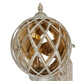 thumbnail of Candeeiro de parede exterior KAIRO Vidro artístico em metal dourado branco 1x E27 máx. 60 Watt | LE60330