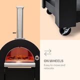 thumbnail of Diavolo Napoletana Pizzaofen Holzofen rostfreier Edelstahl Schwarz