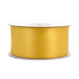 thumbnail of Doppelseitiges Satinband 38mm x 20m Schleifenband Geschenkband Stoffband Gold