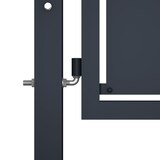 thumbnail of vidaXL Gartentor Stahl 100×125 cm Anthrazit