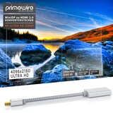 thumbnail of Primewire 4k Mini Displayport zu Hdmi 2.0 Adapter - mini DP Kabel - 4k@60Hz - Thunderbolt 1 - 2 - Audio und Video