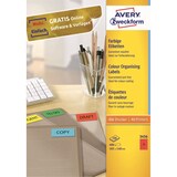 thumbnail of AVERY Zweckform Laser Etiketten 3456 Selbsthaftend DIN A4 Rot 105 x 148 mm 100 Blatt à 4 Etiketten