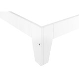 thumbnail of Weißes modernes Doppelbett 160x200 Bettgestell Holzbett Massivholz Kiefer Weiß V-60.54-16W Rollrost inkl.
