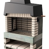 thumbnail of MF - Grillkamin Modell California Plus XL (Grau Beige - 110 x 64 x 225 cm) REF: M00137 - Für den Außenbereich