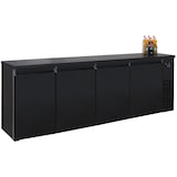 thumbnail of Barkühlschrank ARTIK | 4x Tür | 680 Liter, HxBxT 95x249x55cm | -2/+8°C | Edelstahl Schwarz | + CHEFGASTRO Geschirrtuch