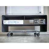 thumbnail of Yamazaki Druckerstation Druckerregal Druckertrolley Druckerschrank mit Rollen 48x19x37cm Metall schwarz