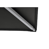 thumbnail of METRO PROFESSIONAL Parasol double tête, aluminium / polyester, 3 x 3 m, protection UV50+, hydrofuge, anthracite / platine