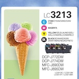 thumbnail of Brother LC3213 Pack de 4 cartouches d'encre ORIGINALE - LC3213VAL