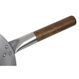 thumbnail of Wok en acier doux (Ø380 mm à fond hémisphérique, manche en bois