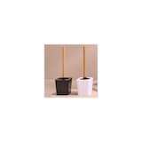 thumbnail of Brosse WC avec support Noir et manche en Bambou