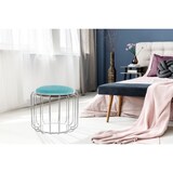 thumbnail of Kayoom Beistelltisch / Pouf Comfortable 110 Mint / Silber