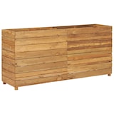 thumbnail of vidaXL Hochbeet 150x40x72 cm Teak Altholz und Stahl