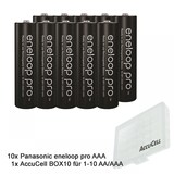 thumbnail of Panasonic eneloop Pro, Ready-to-Use Ni-MH Akku, AAA Micro, min. 930 mAh, 500 Ladezyklen mit AccuSafe