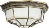 thumbnail of Candeeiro de parede para exterior MILANO Gold Antique Aluminium Glass 1x E27 max. 60 Watt | LE16722