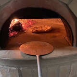 thumbnail of Giemme Spoleto - Ronde pizzaschep om pizza’s te draaien en uit de oven te halen - roestvrij staal, lang handvat 112 cm
