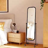 thumbnail of Miroir sur pied Medusa Noir