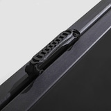 thumbnail of Table pliante noire 180cm 8 places PEHD - Oviala