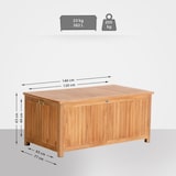 thumbnail of Teak Gartenbox Odessa 140X77X63 teak