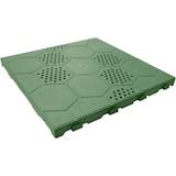 thumbnail of Set 30 Piastrelle pavimento plastica verde drenante 400x400x25mm per giardino