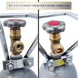 thumbnail of CO2 Flasche, Kohlensäure Flasche, Kohlendioxid Gasflasche - 2,0 kg