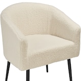 thumbnail of Sessel Mysig beige, dicke Polsterung mit Bouclé-Stoff