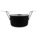 thumbnail of Menastyl - Friteuse du nord 28cm en acier emaille noir avec panier