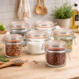thumbnail of Set van 6 Glazen Weckpotjes 200 ml