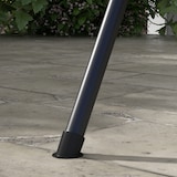 thumbnail of Baloiço de Jardim de 3 Lugares com Almofada Toldo Ajustável e Estrutura de Aço para Balcão Terraço 172x110x153 cm Cinza