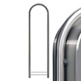 thumbnail of PROREGAL Gestell für abgerundeten Briefkasten Miami | HxBxT 165x41x3,8cm | Silber