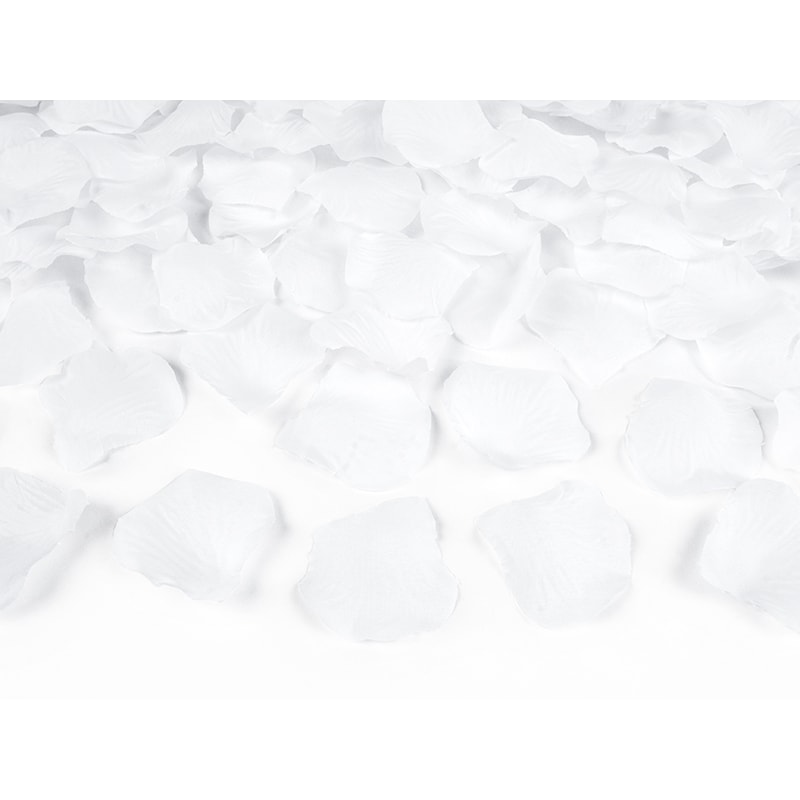 10000x Rosenblätter im Beutel, weiß