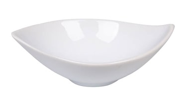 METRO Professional Tapasschaal Vilo, porselein, 8,8 x 5,8 cm, scheepsvorm, wit, 6 stuks