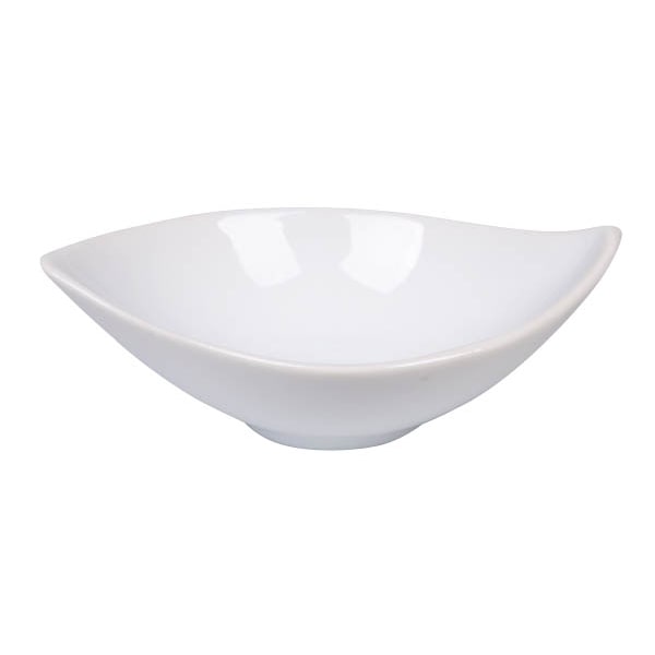 METRO Professional Tapasschaal Vilo, porselein, 8,8 x 5,8 cm, scheepsvorm, wit, 6 stuks