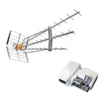 thumbnail of Antenne Dat Hd Boss Lr Lte700 (c.21 - C.48)  Gain 47dbi ! Tnt Uhf + Alimentation 24v Usage Non Intensif Televes