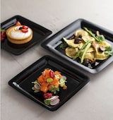 thumbnail of MONOUSO - Plastic Bord Vierkant extra Sterk Zwart 18x18cm (20 Stuks)