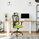 thumbnail of Bureaustoel / draaistoel ERGOMY zitting stof / rugleuning mesh groen mybuero