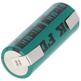 thumbnail of Sanyo HR-4/5AU NiMH Akku 2150mAh 4/5A, 43x17mm mit Lötfahne in U-Form