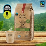 thumbnail of 8 x 500 GR - Café Royal Brasil Classico - Café Torréfié en Grains - Intensité 3/5 - Grains 100% Arabica Durables du Brésil - Certifiés Fairtrade