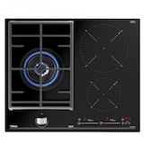 thumbnail of Plaque Mixte   112570112 60 cm Noir (3 Feux à gaz) usage non-intensif Teka