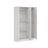 thumbnail of Dmora Armadio multiuso Beaumont, Mobile ausiliario a 3 ante, Guardaroba portascarpe, Guardaroba portascope, 109x37h180 cm, Bianco