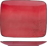 thumbnail of H&H Set 6 Piatti in Stoneware Reactive Rosso 29x23cm